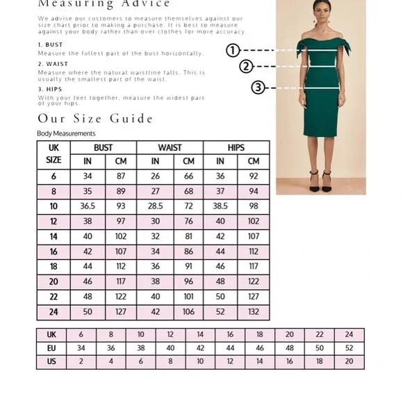 The Pretty Dress Company. Green floral swing dress - Picture 6 of 6